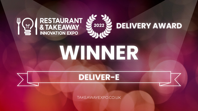 Restaurant & Takeaway Innovation Expo : Delivery Award : Winner 2022